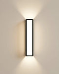 Rectangular Shadow Cast Outdoor Wall Light