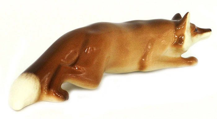 Red Fox Hunting Lomonosov Porcelain Collectible Figurine