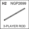 Replacement Part NGP2699 3-Player Rod