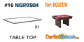 Replacement Part NGP7904 Table Top