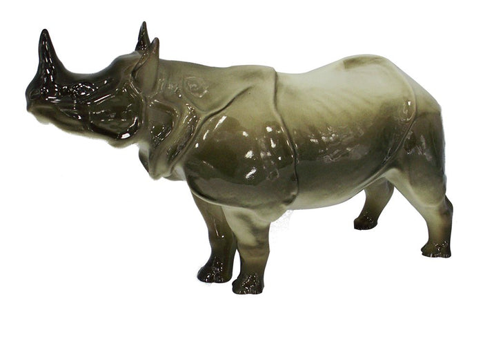 Rhinoceros Rhino Lomonosov Porcelain Collectible Figurine