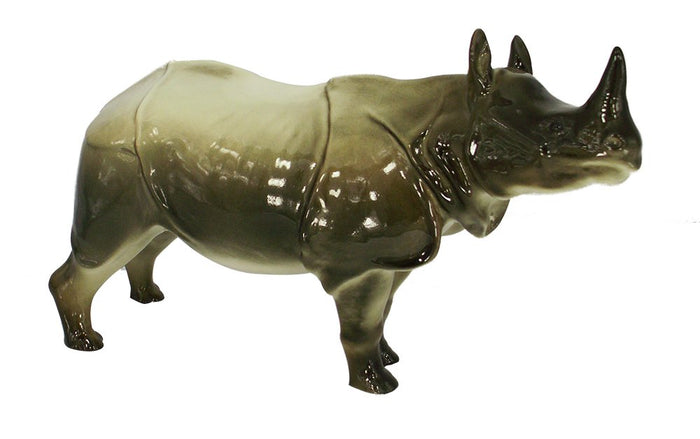 Rhinoceros Rhino Lomonosov Porcelain Collectible Figurine