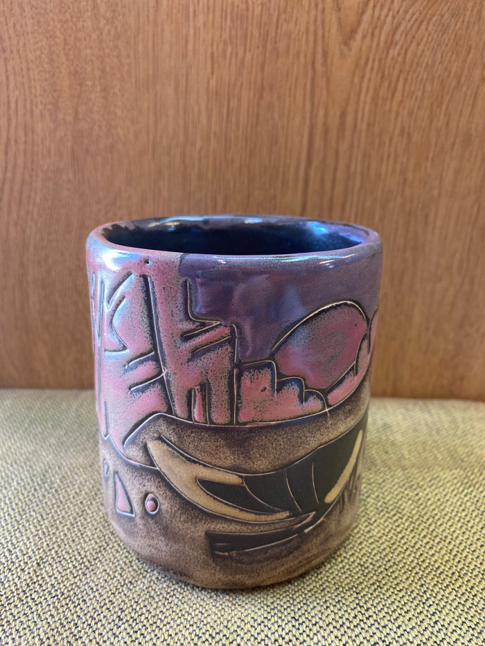 Roadrunner Mara Mug in lead free stoneware pottery; 16OZ; 510B7