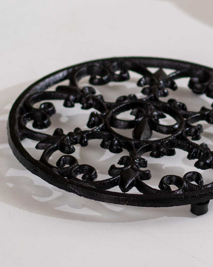 Round Cast Iron Trivet - The Decor Kart