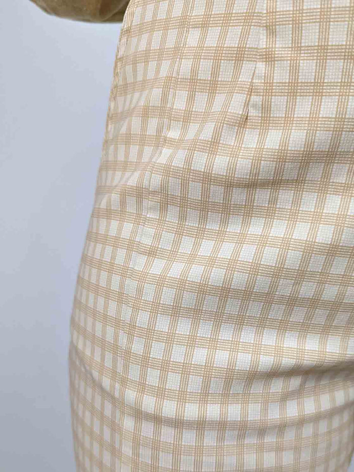 Rundholz Slim Trousers 344 0107 - CORN CHECK Blue Woman