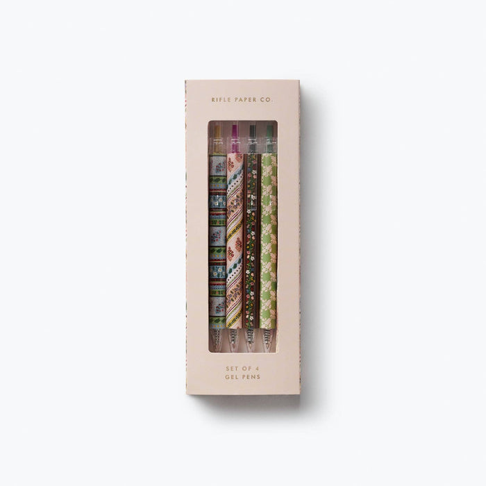 S/4 Paisley Gel Pens