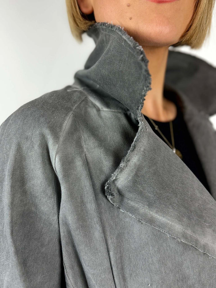 Sanctamuerte Cotton Trench Coat with Silk - 2 Colours