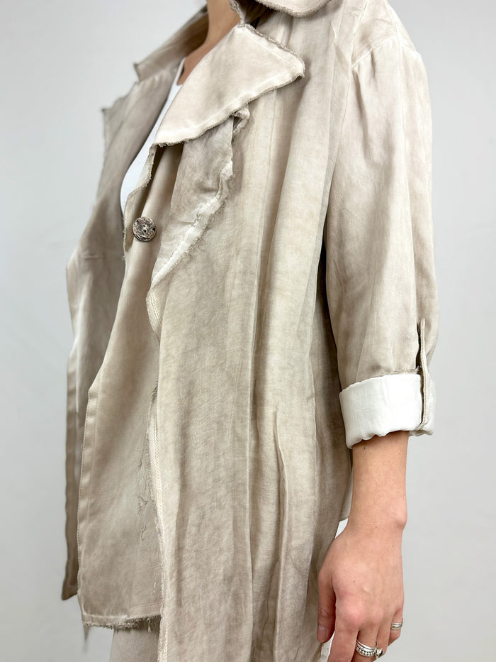 Sanctamuerte Soft Twill Cotton Blend Jacket - 2 Colours