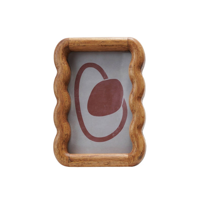 Scalloped Wood Frame