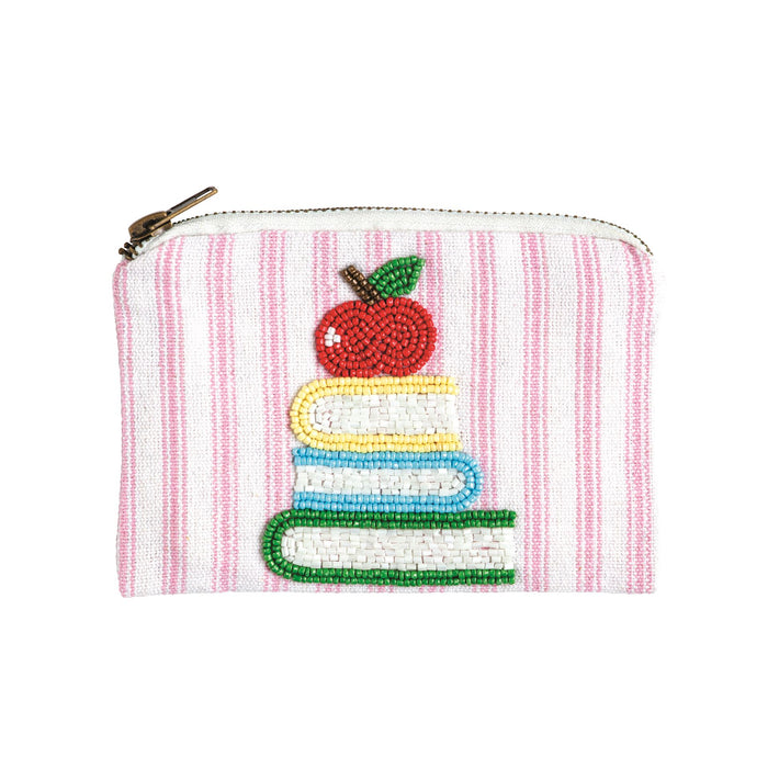 School Beaded Pouch