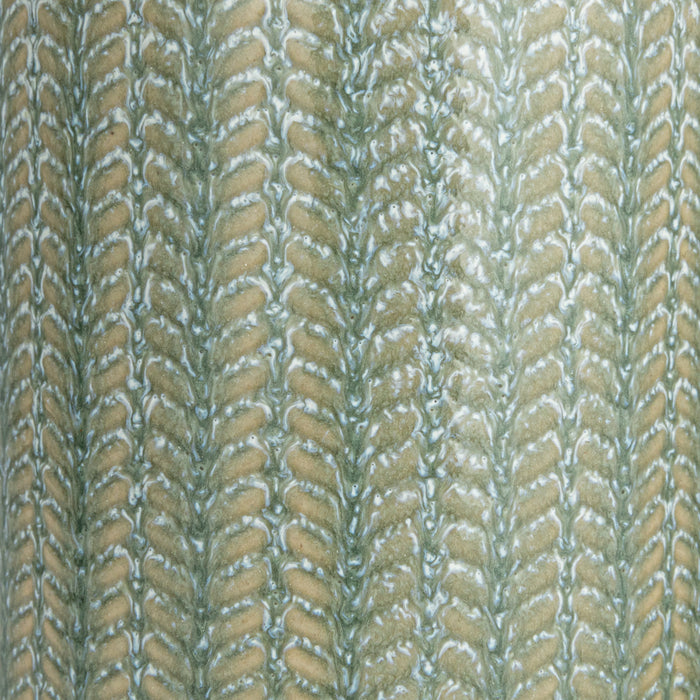Seafoam Green Stoneware Vase