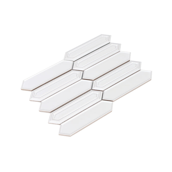 Sevilla Blanco Gloss 35.2 x 25.5cm Mosiac Sheet