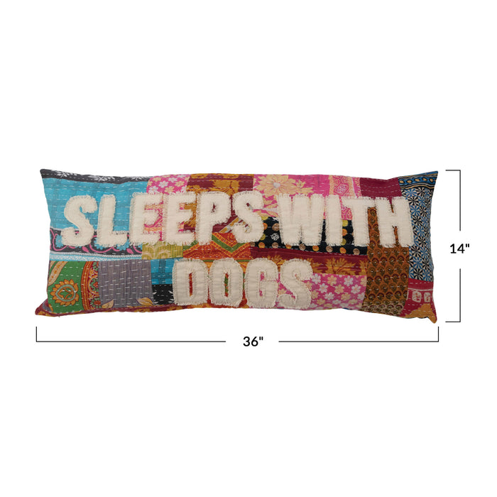 Sleeps w/ Dogs Pillow