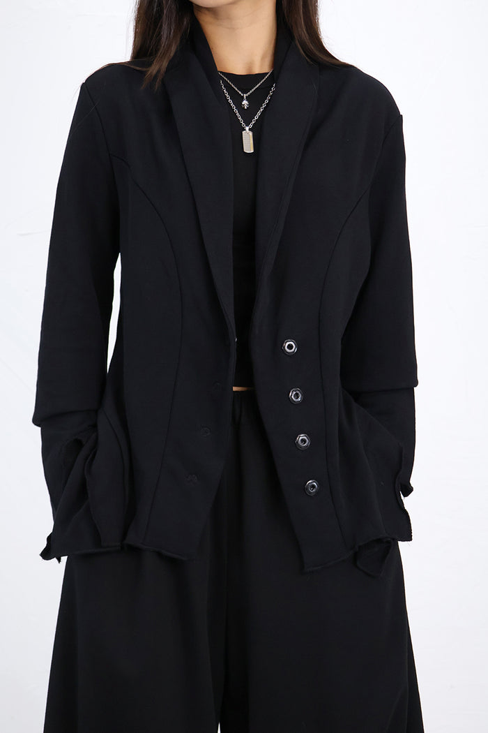 Sort Aarhus Jersey Blazer - 2 Colours
