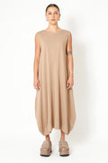 Sort Aarhus Loose Fit Dress in Taupe SA3105