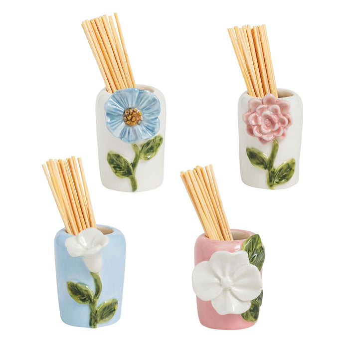Stoneware Flower Toothpick Set