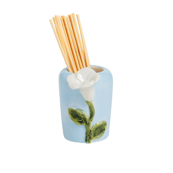 Stoneware Flower Toothpick Set