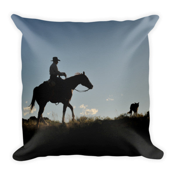 Sunset Ride Throw Pillow