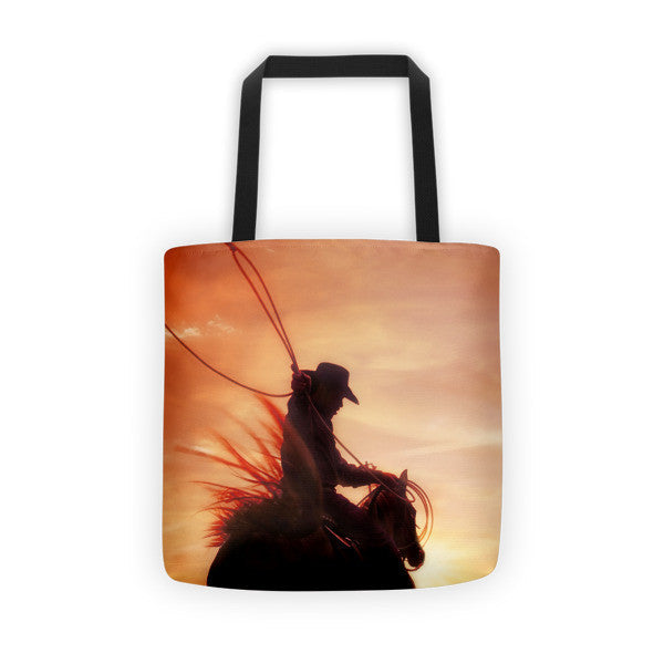 Sunset Roper Tote bag