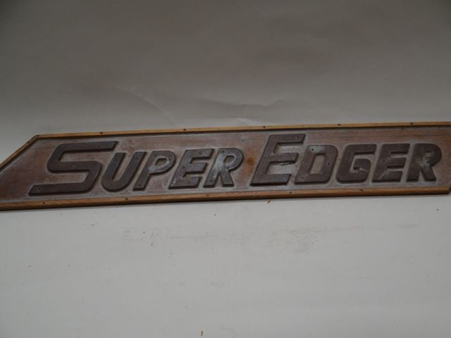 Super–Edger Logo Sand Casting Mold