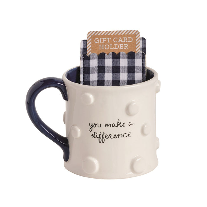 Thank You Mug & Gift Card Sleeve Set