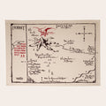 The Hobbit™ Thorin Oakenshield™ Map Tea Towel