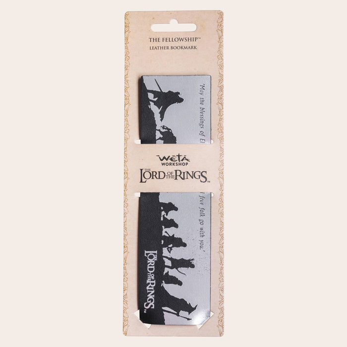 The Lord of the Rings™ Fellowship Leather Bookmark