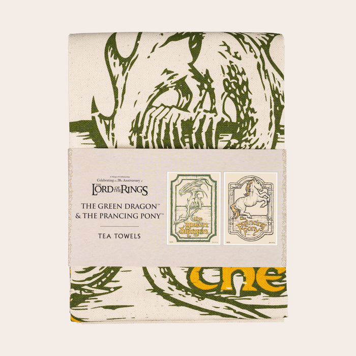 The Lord of the Rings: The Green Dragon™ & The Prancing Pony™ Tea Towel 2 Pack