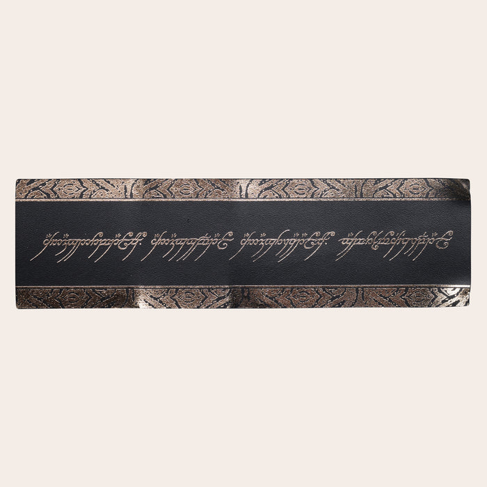 The Lord of the Rings™: The One Ring™ Inscription Leather Bookmark