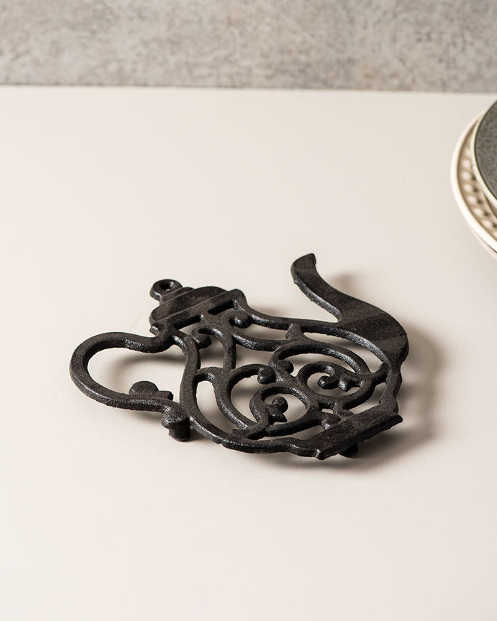 The Teapot' Cast Iron Trivet - The Decor Kart