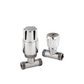Thermostatic Straight Radiator Valve - Chrome
