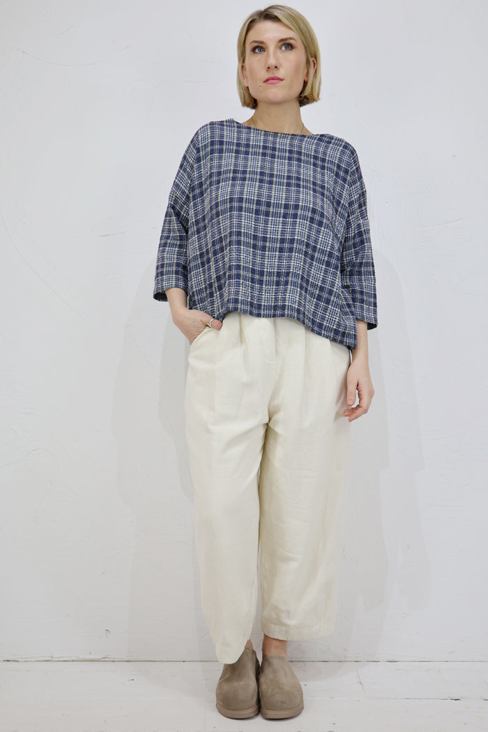 Thing Textured Checked Top