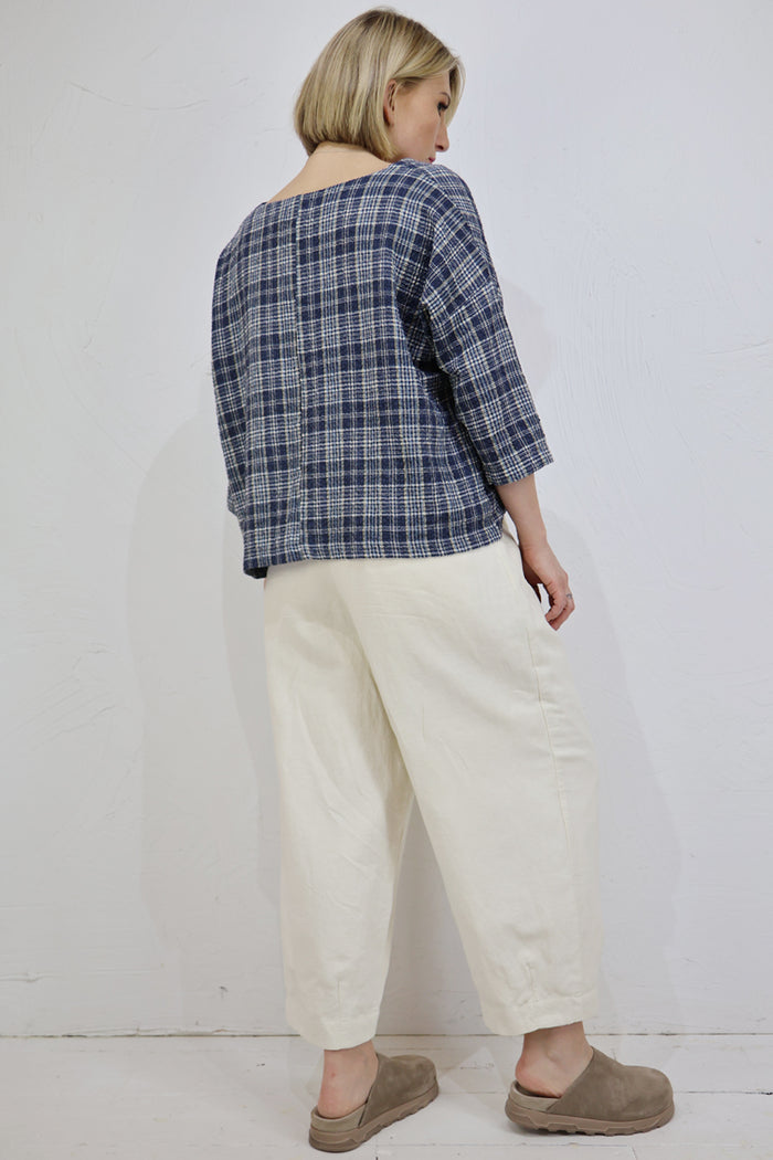 Thing Textured Checked Top