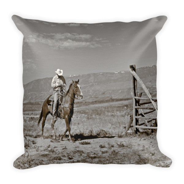 Those Wild Montana Skies Throw Pillow