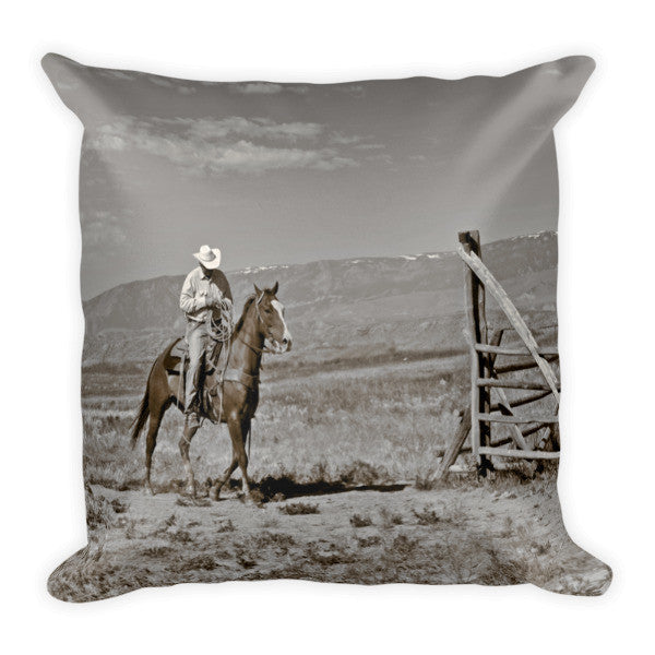 Those Wild Montana Skies Throw Pillow