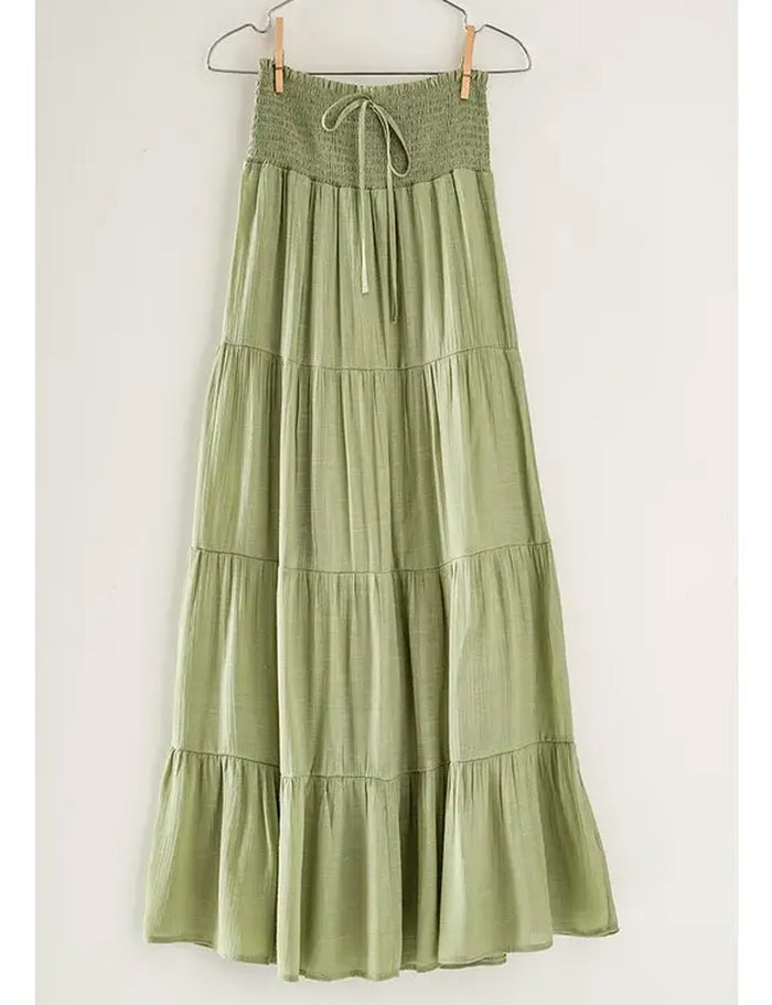 Tiered Double Layer Skirt