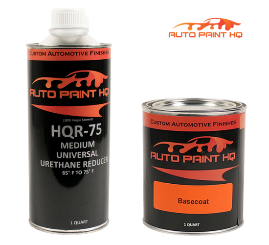 Toyota 219 Celestial Black Metallic Basecoat With Reducer Quart (Basecoat Only)