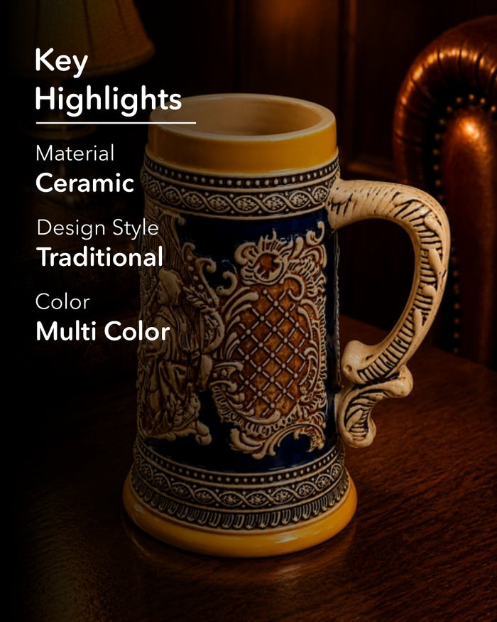 Traditional Bavarian - Vintage Stein Beer Mug