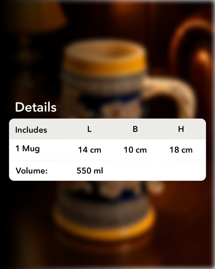 Traditional Bavarian - Vintage Stein Beer Mug