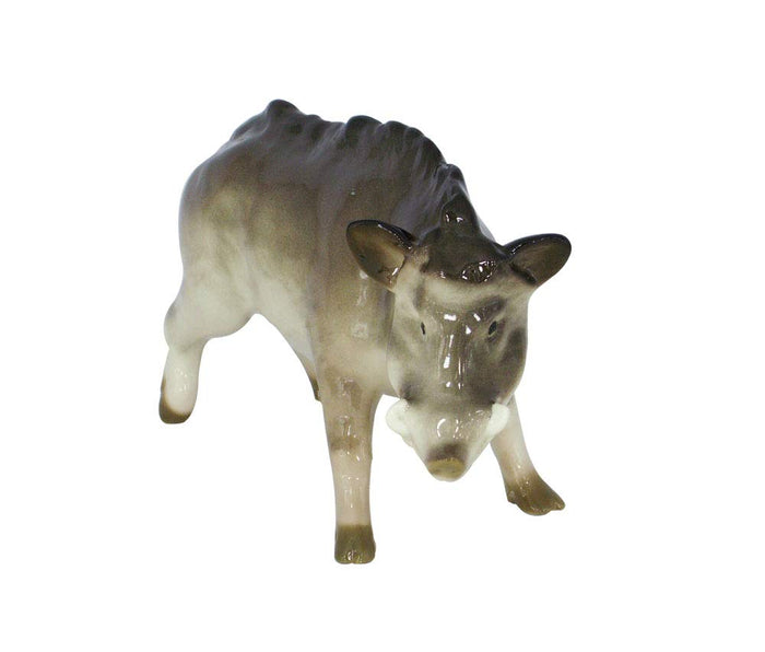 Tusker Wild Boar Pig Lomonosov Porcelain Figurine
