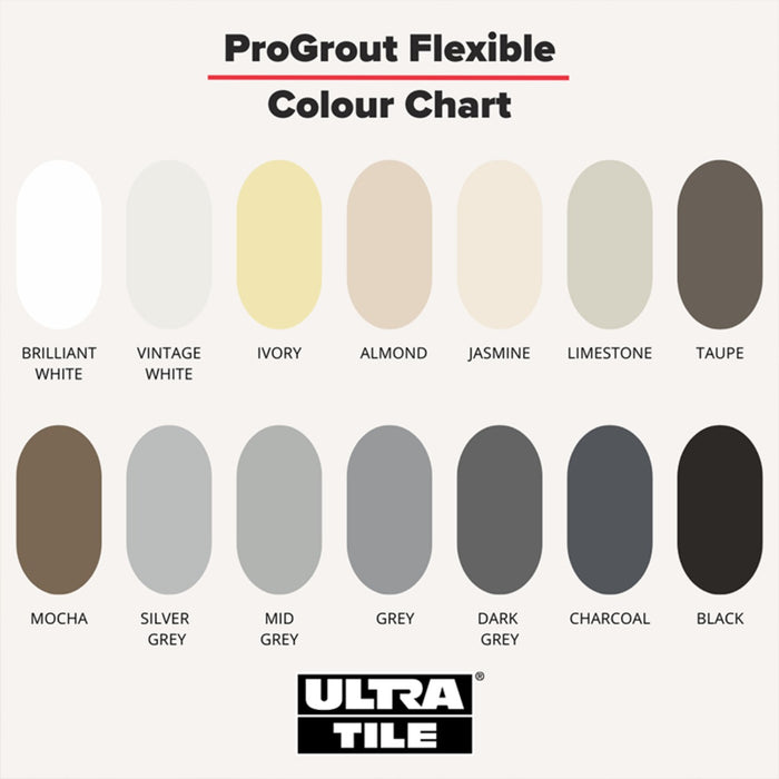 UltraTile ProGrout Flexible Wall & Floor Grout - 10kg – Jasmine