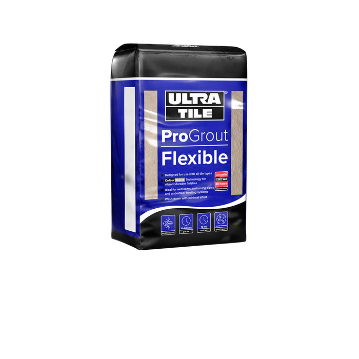 UltraTile ProGrout Flexible Wall & Floor Grout - 3kg - Almond