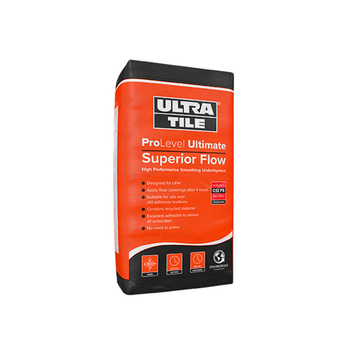 UltraTile ProLevel Ultimate Semi-Rapid Superior Flow Flexible Self Leveling Compound - 20kg