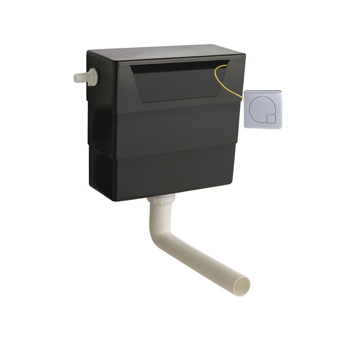Universal Acess Concealed Cistern with Chrome Square Flush Button