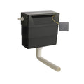 Universal Acess Concealed Cistern with Gun Metal Square Flush Button