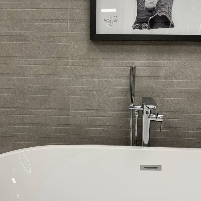 Veggen Queensland Grey 30 x 90cm Ceramic Wall Tile - 1.08sqm perbox