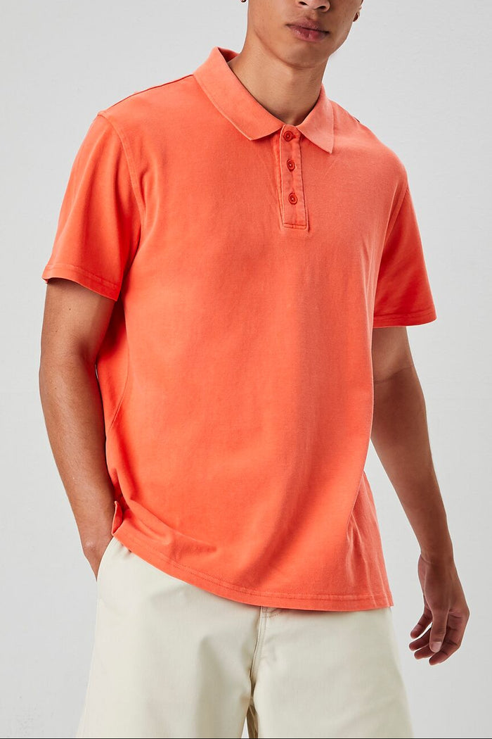 Vented-Hem Polo Shirt