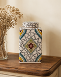 Verdant Mosaic Decorative Jar