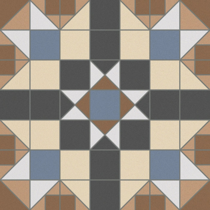 Victoria Multicolour 45 x 45cm Floor Tile - 1.62 sqm perbox