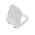 VitrA Integra Square slim soft closing white Duroplast toilet seat with top-fixing hinges, designed to fit compatible VitrA Integra Square toilets.
